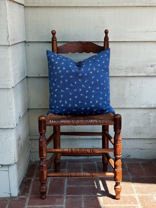 Throw Pillow, Ditsy Rose Lake