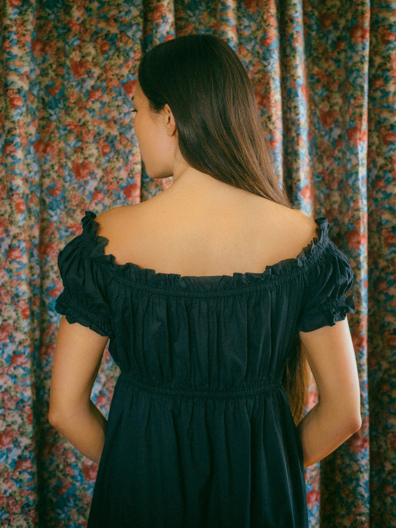 Darcy Nightgown in Black