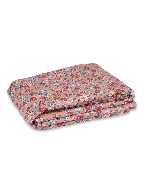 Fitted Sheet in Daisy Peachskin