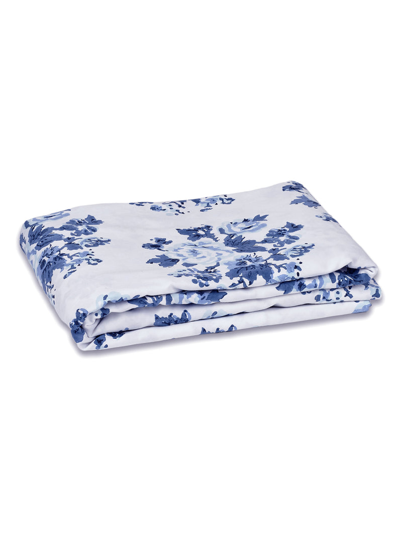 Flat Sheet in Blossom Market Blue