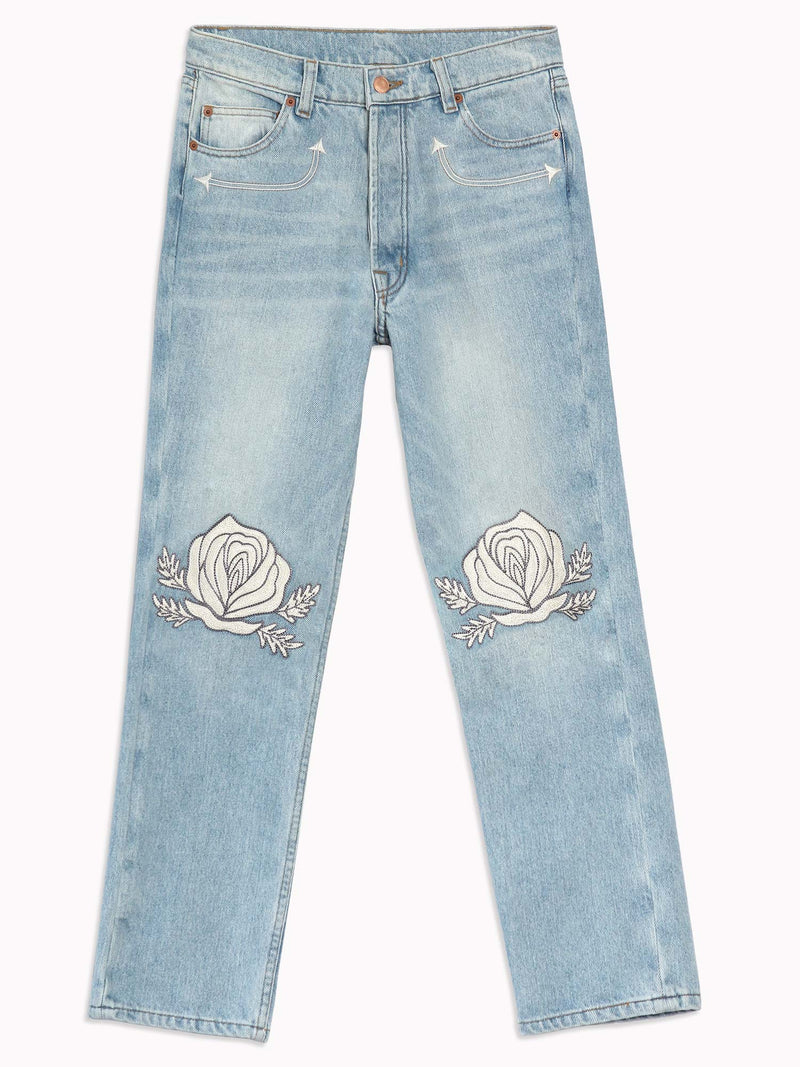 Song of the West Denim in Ivory - Bliss And Mischief