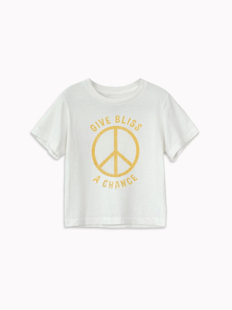 'Give Bliss a Chance' Kids Tee - Bliss And Mischief