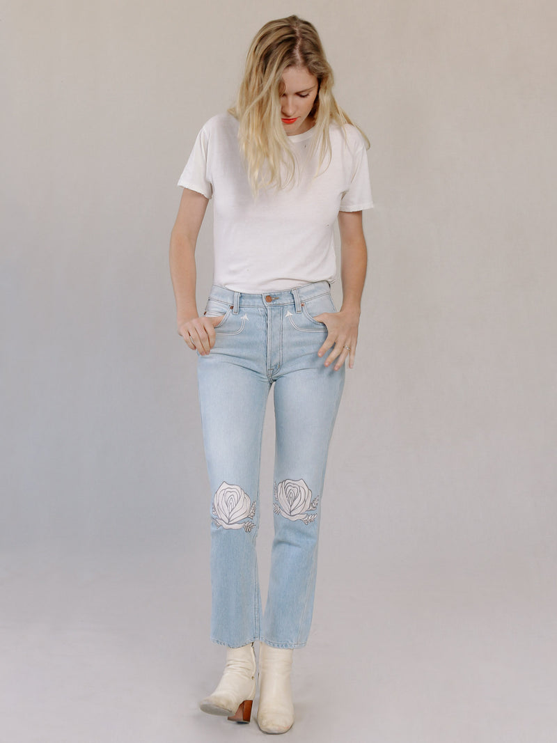 Song of the West Denim in Ivory - Bliss And Mischief