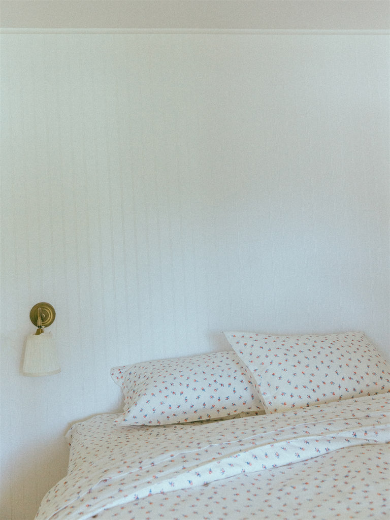 Flat Sheet in Baby Rose Gardenia