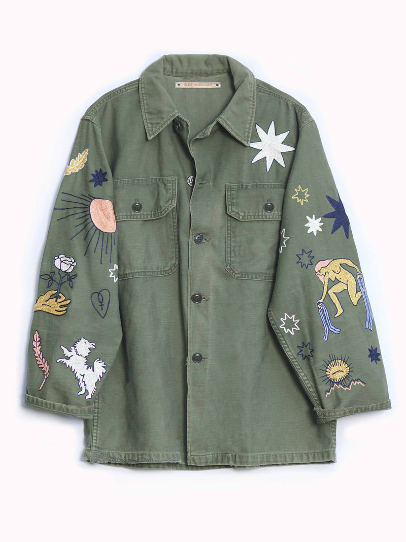 Major Arcana Embroidered Jacket - Bliss And Mischief