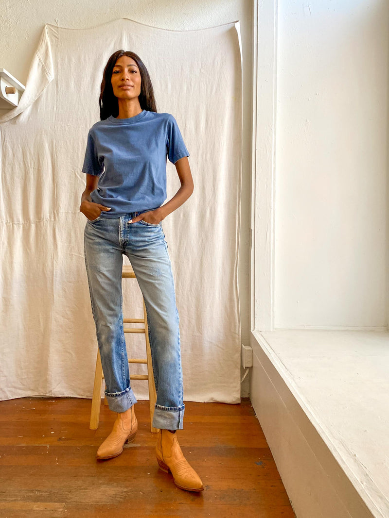 Wide leg jeans with cowboy boots Clearance